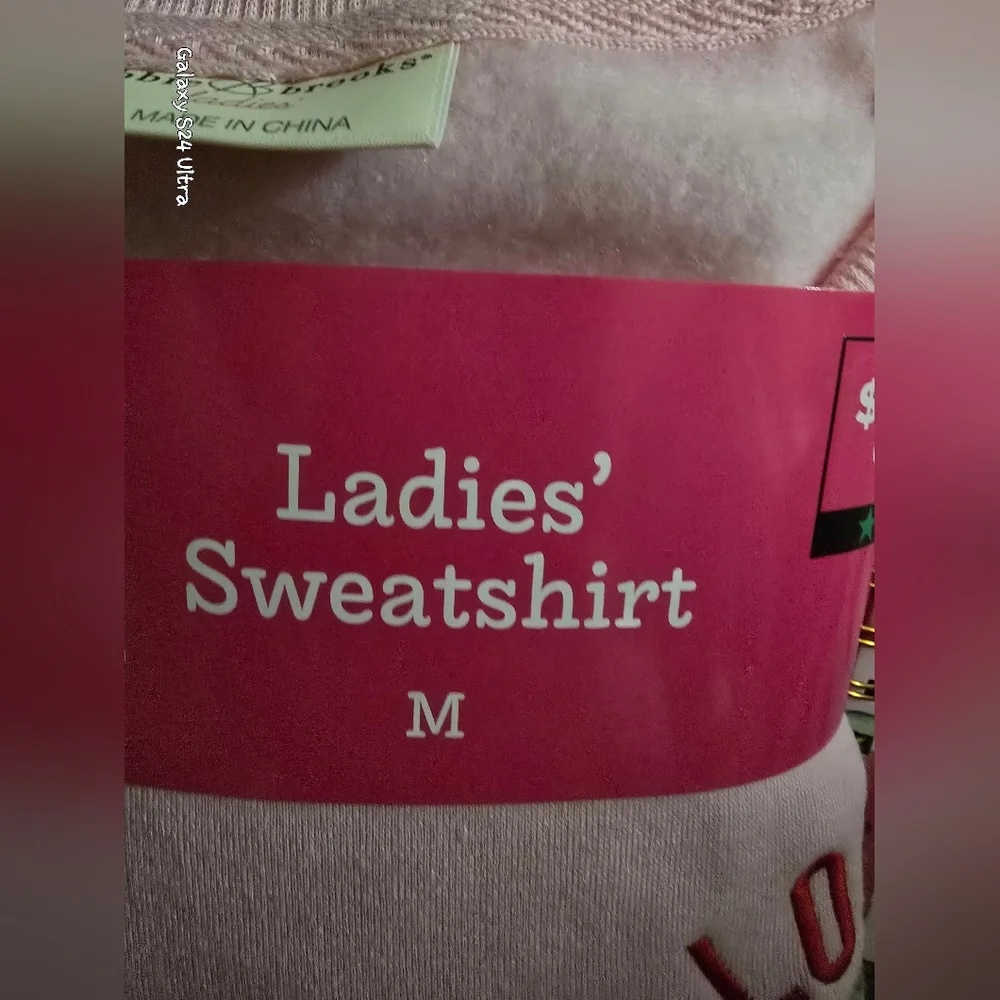 Watermelon Design Notebook & LOVE Sweatshirt Sz Medium NEW